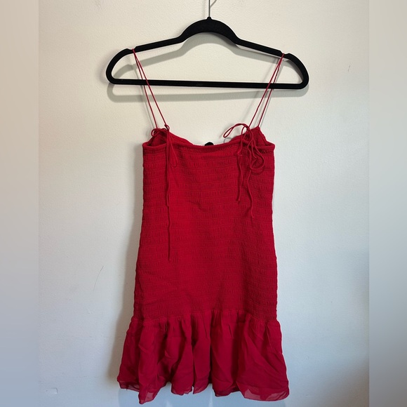Reformation Red Mini Dress - Picture 6 of 14